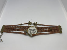 Load image into Gallery viewer, Bracelet_Leather bracelet with charms | &quot;Perfectly  Imperfect&quot; | SweetJeanette™

